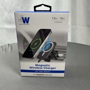 JW Just Wireless Magnetic Wireless Charging 7.5W-15W For‎ MagSafe Devices White